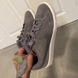 Nike Gray Suede Sneakers